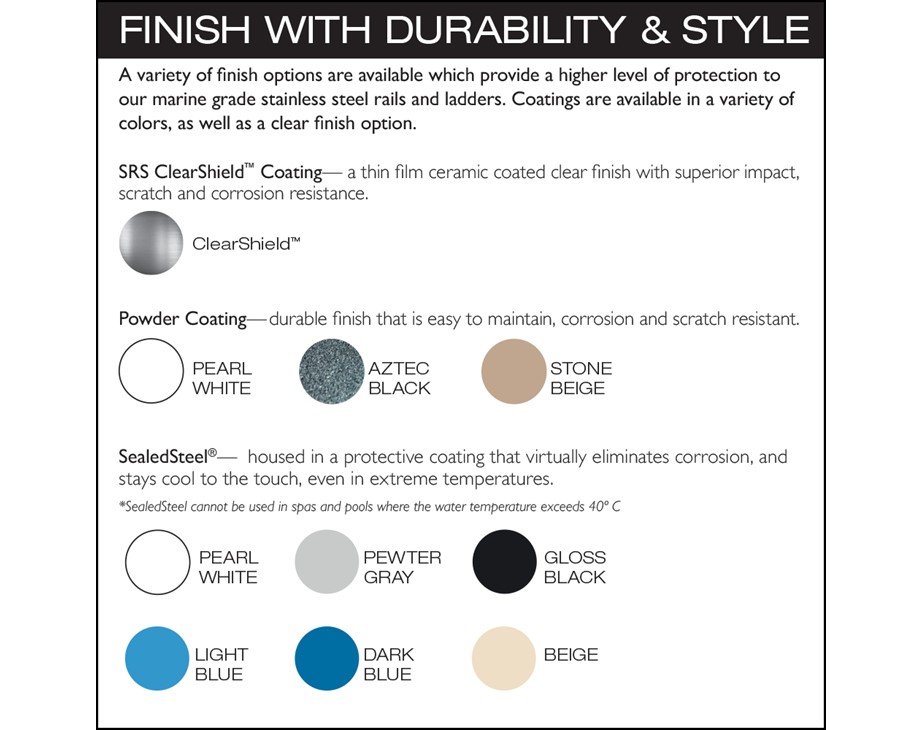 S.R.Smith Australia Pool Rail Finishes Thumbnail for S.R.Smith Australia Pool Rail Finishes