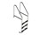 3-Step Commercial Pool Ladder - SR-CF-3 Thumbnail for 3-Step Commercial Pool Ladder - SR-CF-3