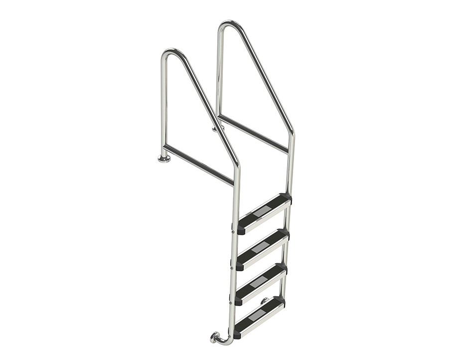 4-Step Commercial Pool Ladder - SR-CF-4 Thumbnail for 4-Step Commercial Pool Ladder - SR-CF-4