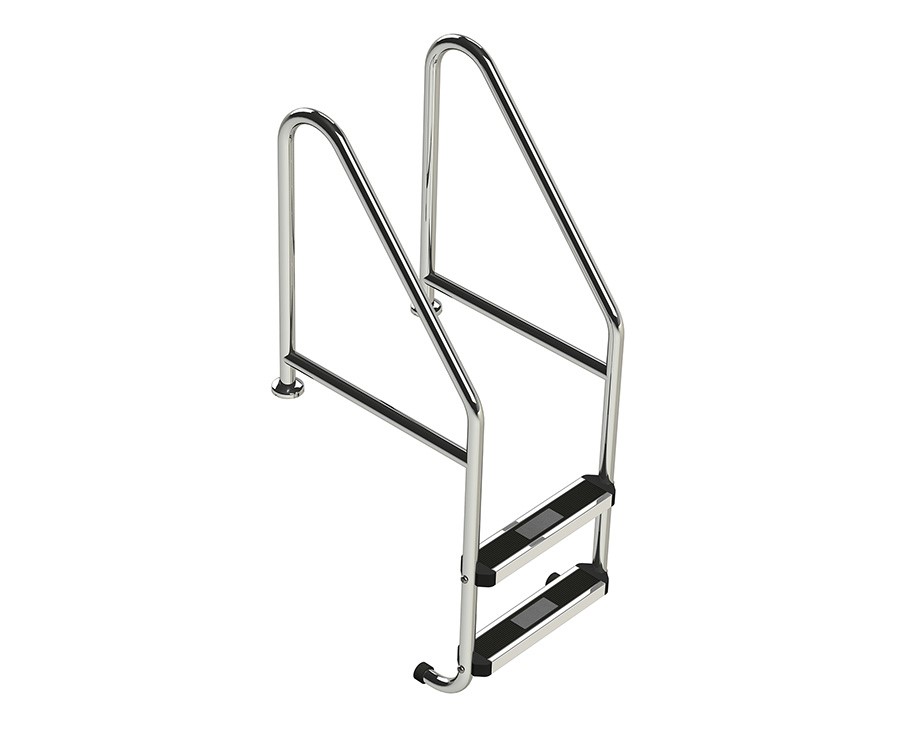 2-Step Commercial Pool Ladder - SR-CFT-2 Thumbnail for 2-Step Commercial Pool Ladder - SR-CFT-2
