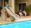 SlideAway Removable Pool Slide with Girl Thumbnail for SlideAway Removable Pool Slide with Girl