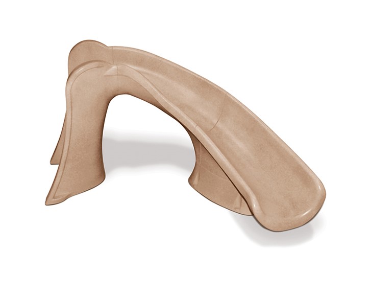 Cyclone Pool Slide in Taupe Thumbnail for Cyclone Pool Slide in Taupe