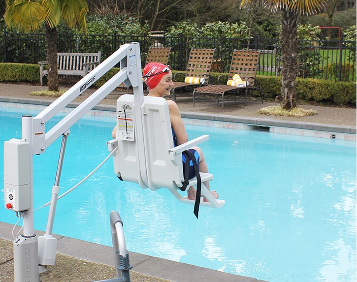 aXs2 Pool Lift with Woman Thumbnail for aXs2 Pool Lift with Woman