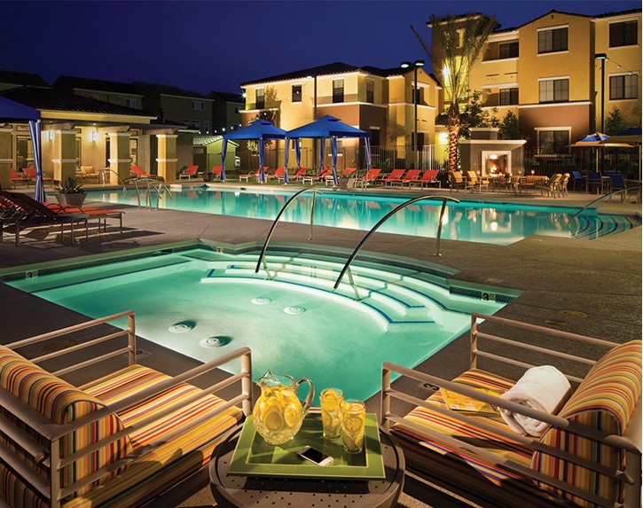 Artisan Series ART-1002 Stair Rail on Hotel Pool Thumbnail for Artisan Series ART-1002 Stair Rail on Hotel Pool