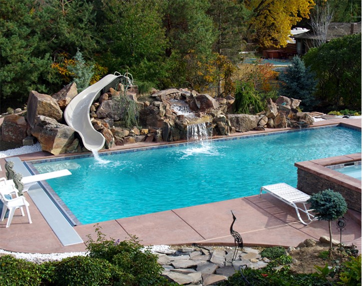 Garden Ride Custom Pool Slide Thumbnail for Garden Ride Custom Pool Slide