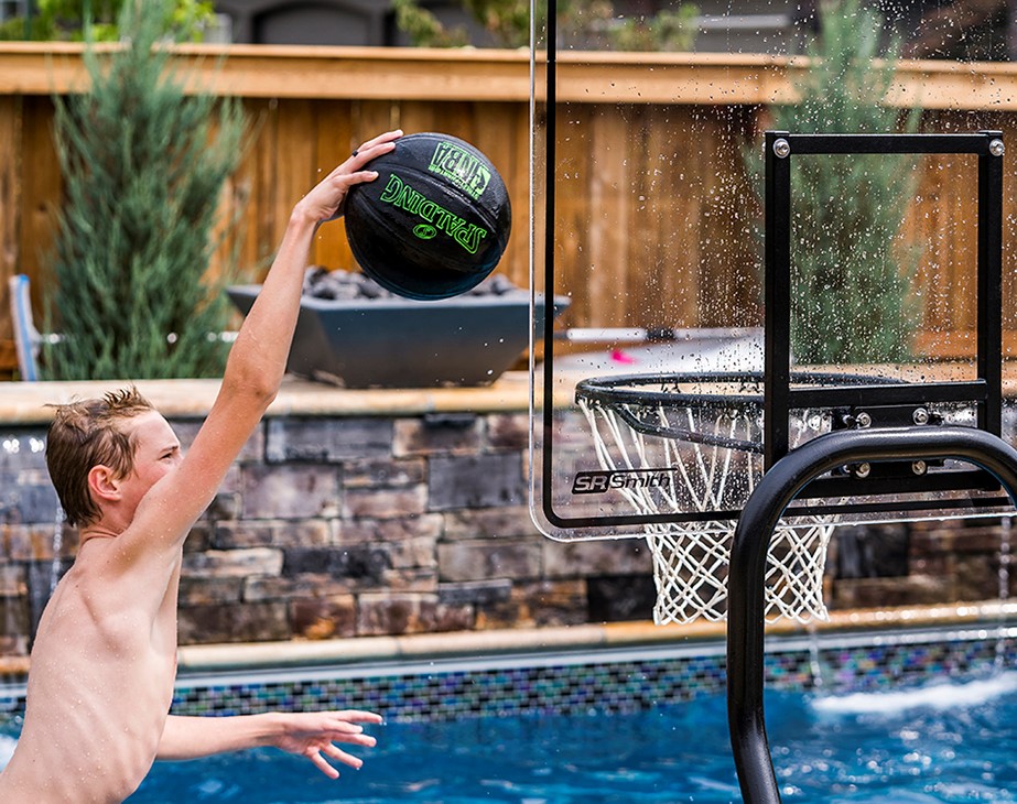 In-Pool Basketball Hoop Action Thumbnail for In-Pool Basketball Hoop Action