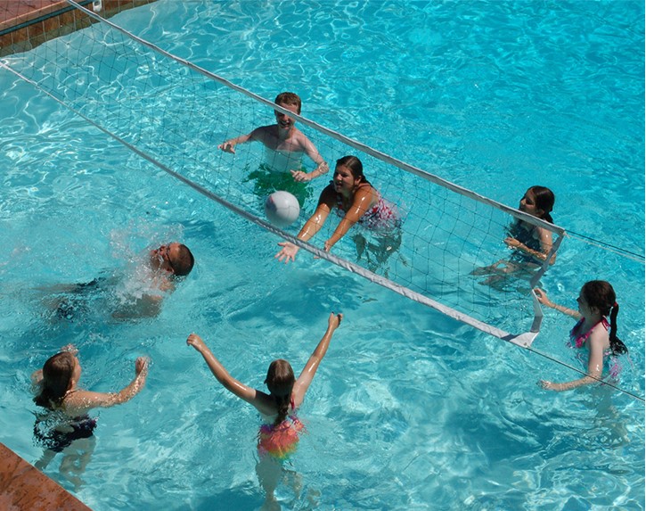 Swim N' Spike In-Pool Volleyball Game Thumbnail for Swim N' Spike In-Pool Volleyball Game