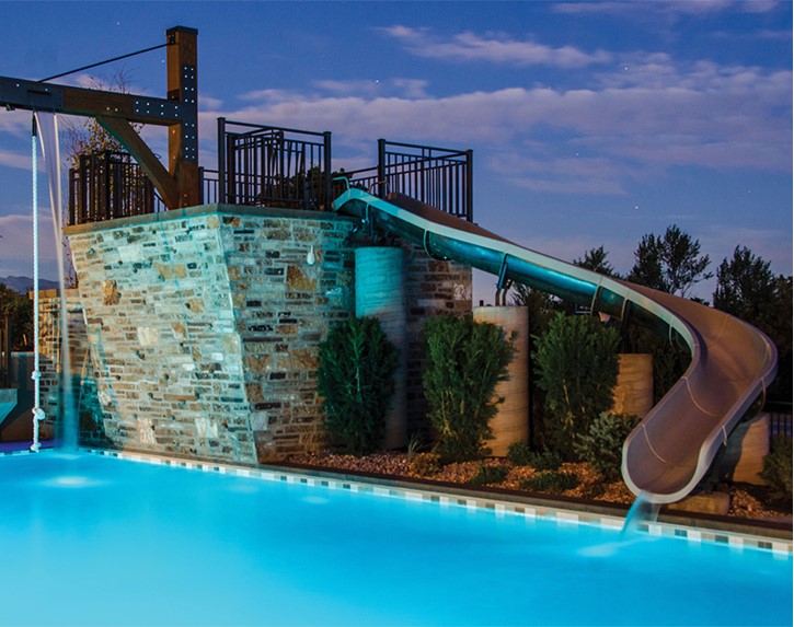 Build Your Own Pool Slide (BYOS2) at Night Thumbnail for Build Your Own Pool Slide (BYOS2) at Night