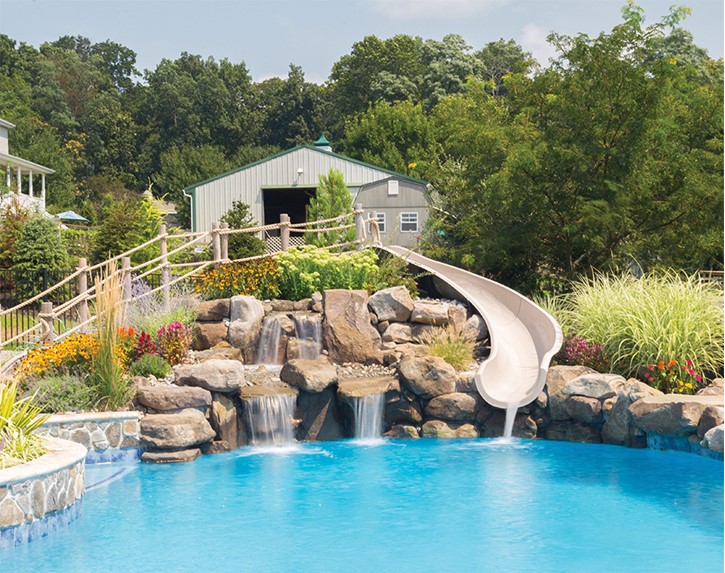 Garden Ride Custom Pool Slide Thumbnail for Garden Ride Custom Pool Slide